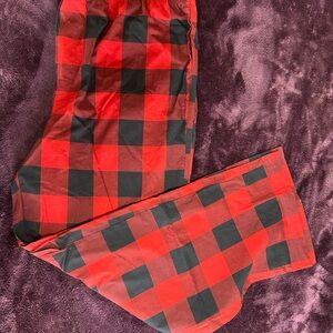 Sonoma Red and Black Plaid Pants